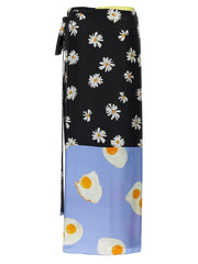 Moschino Multicolor Silk Mini Skirt - IT38
