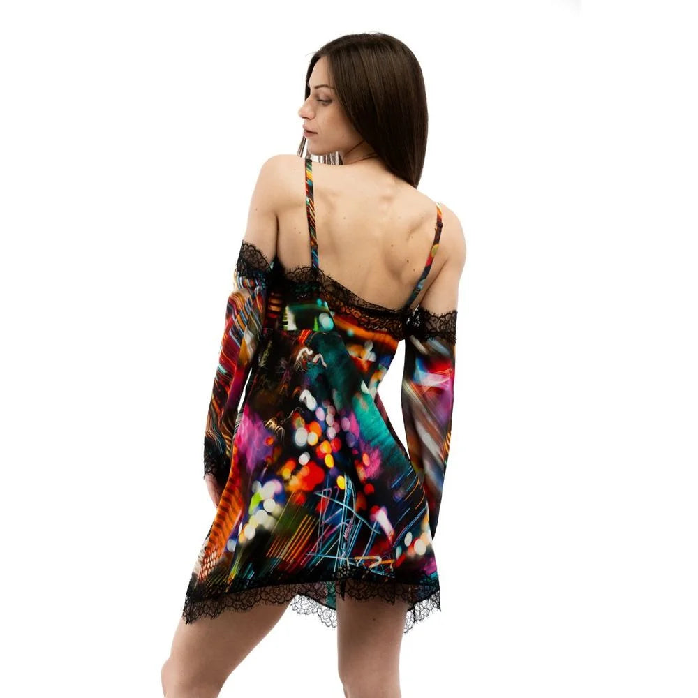 Moschino Multicolor Viscose Casual Dress