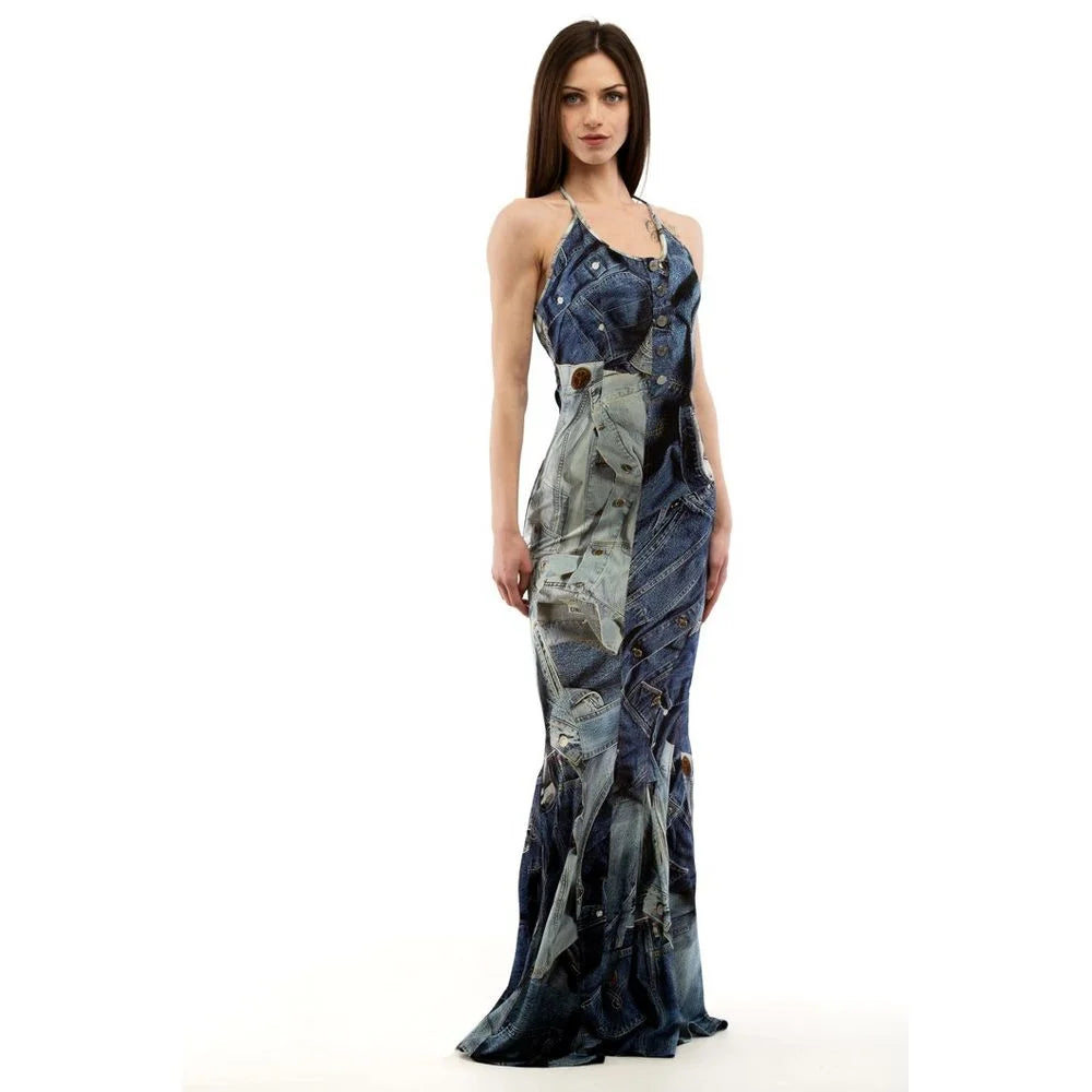 Moschino Multicolor Viscose Casual Dress