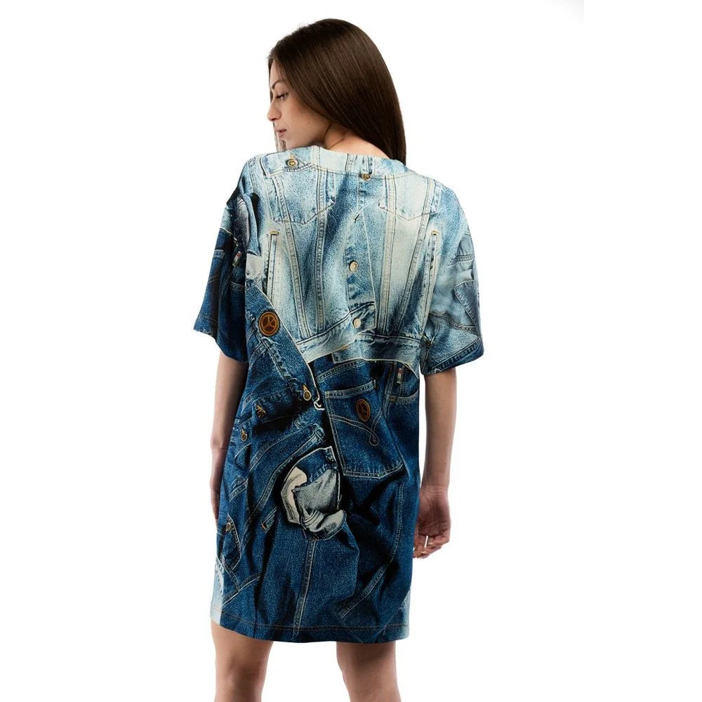 Moschino Multicolor Viscose Casual Dress - IT40