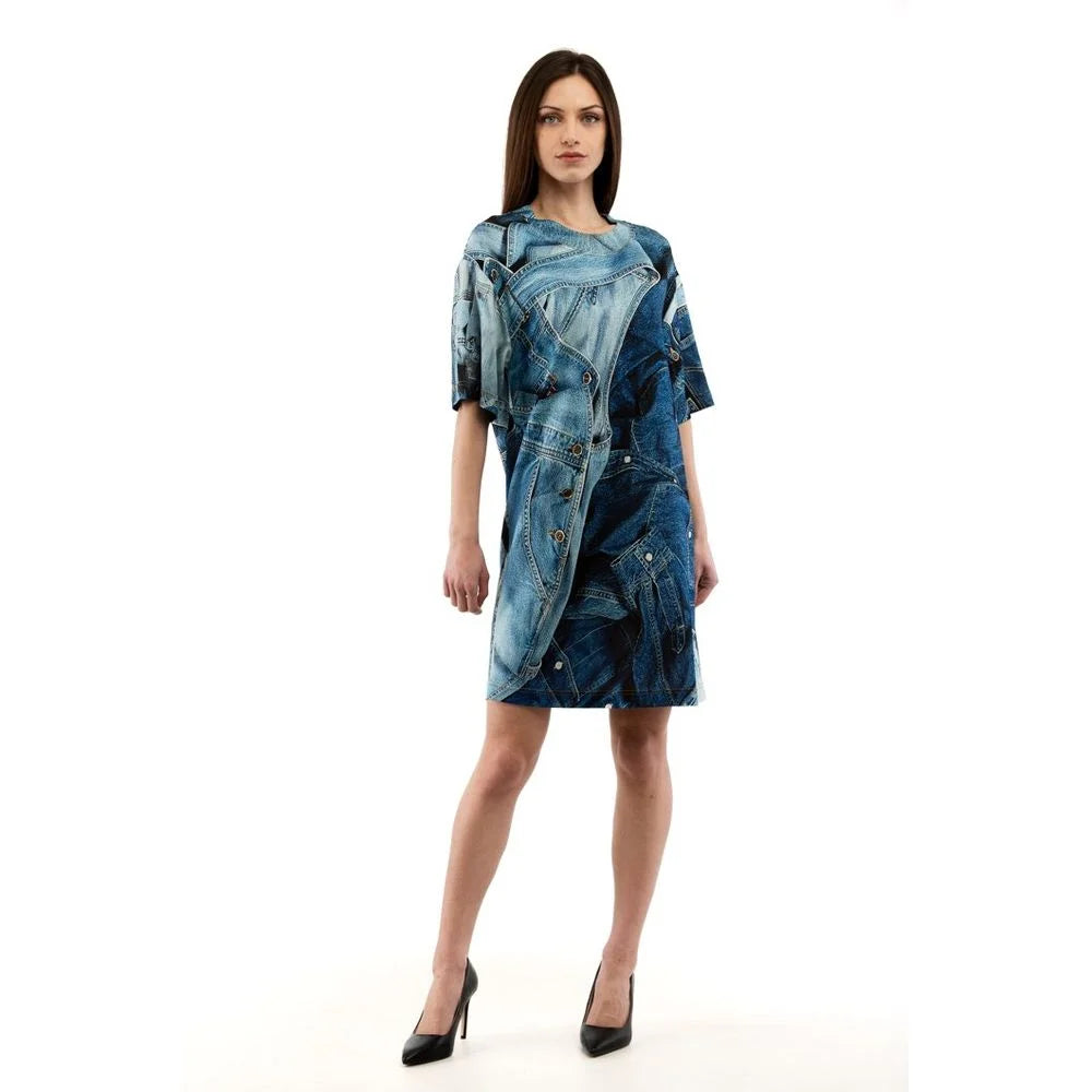 Moschino Multicolor Viscose Casual Dress - IT40
