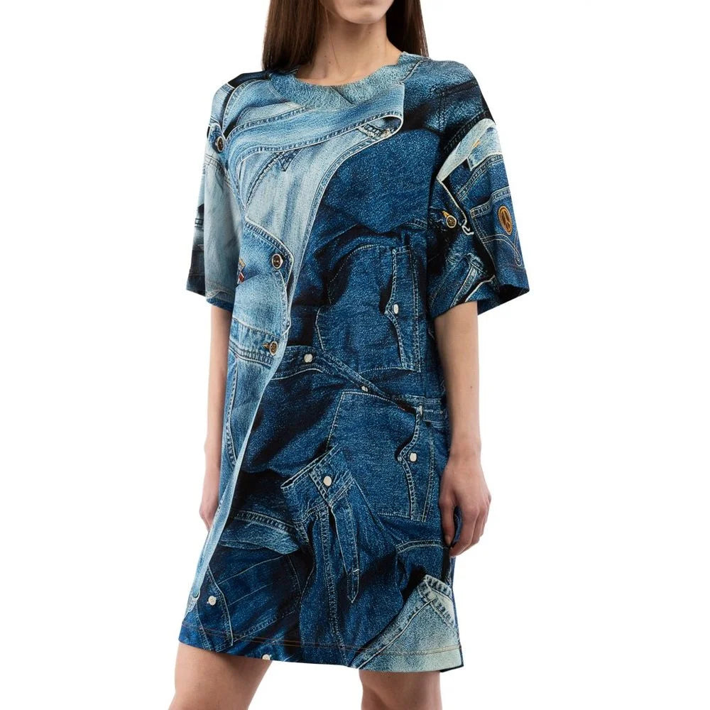 Moschino Multicolor Viscose Casual Dress - IT40