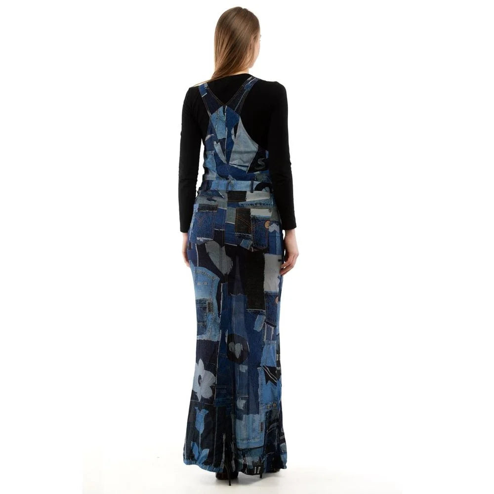 Moschino Multicolor Viscose Jumpsuit - IT40