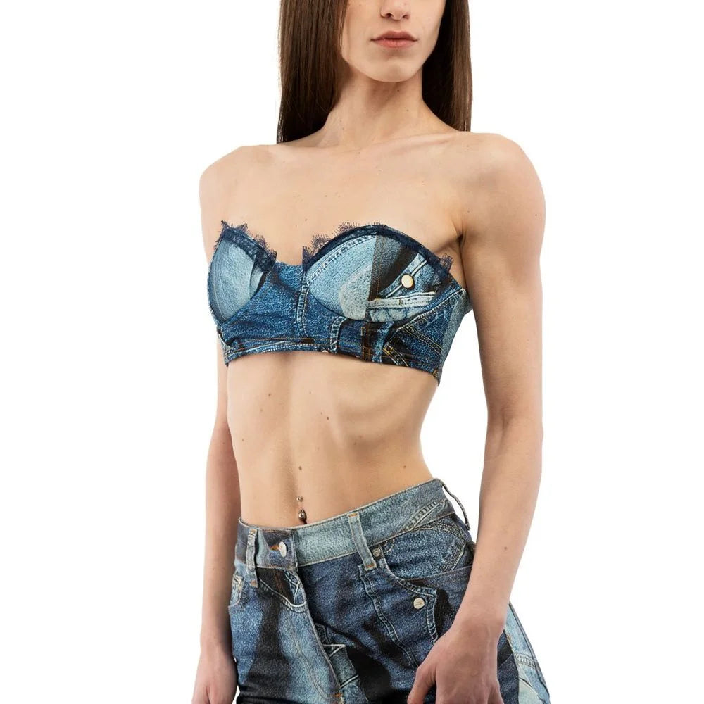 Moschino Multicolor Viscose Tank Tops - IT40