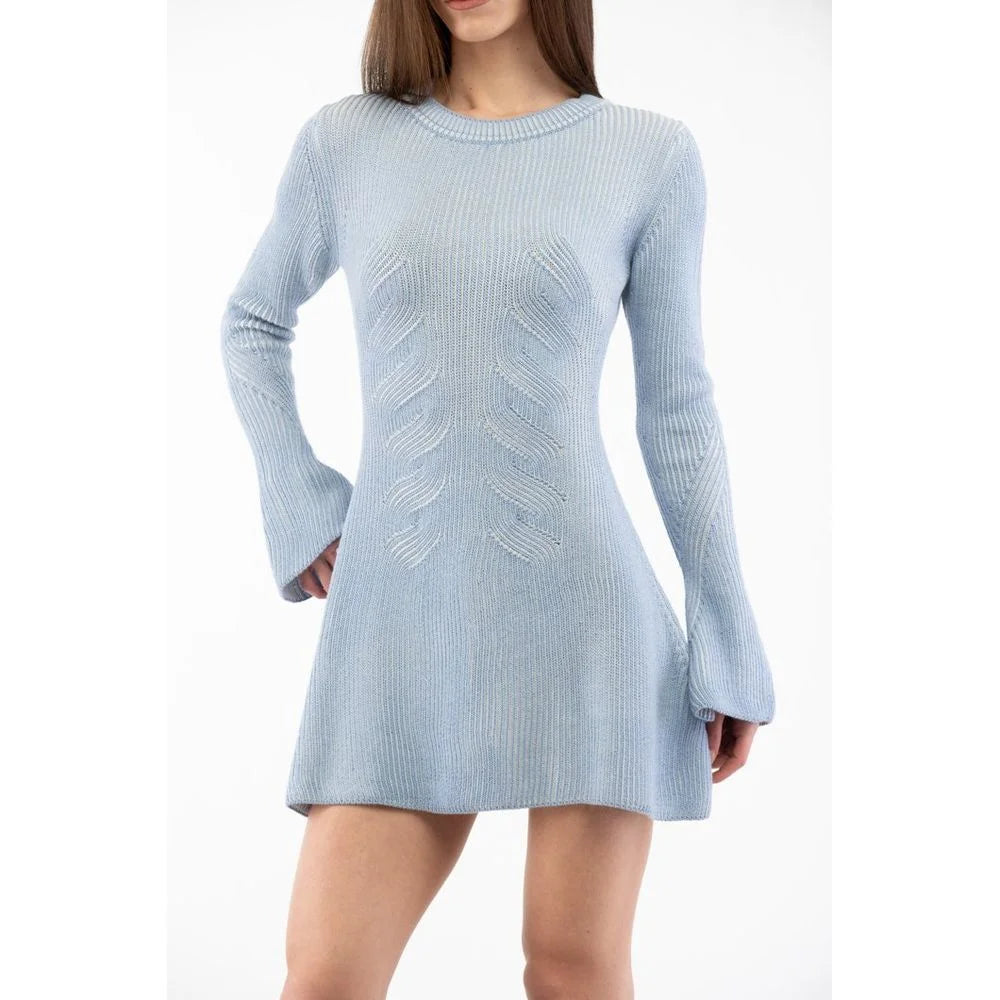 Moschino Multicolor Wool Casual Dress - S
