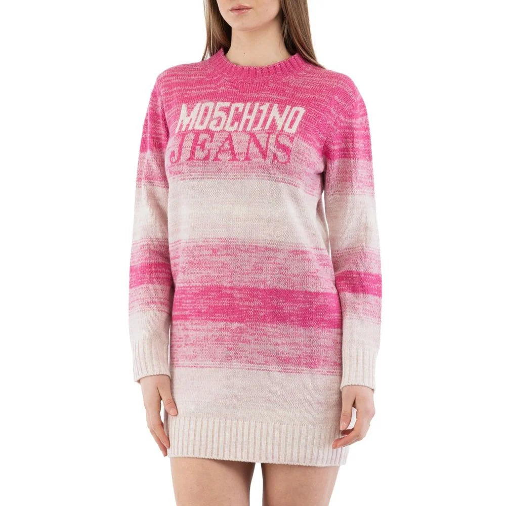 Moschino Multicolor Wool Casual Dress - XXS