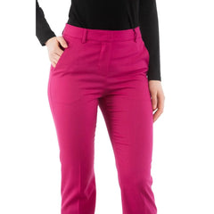 Moschino Pink Polyester Dress Pants - IT40