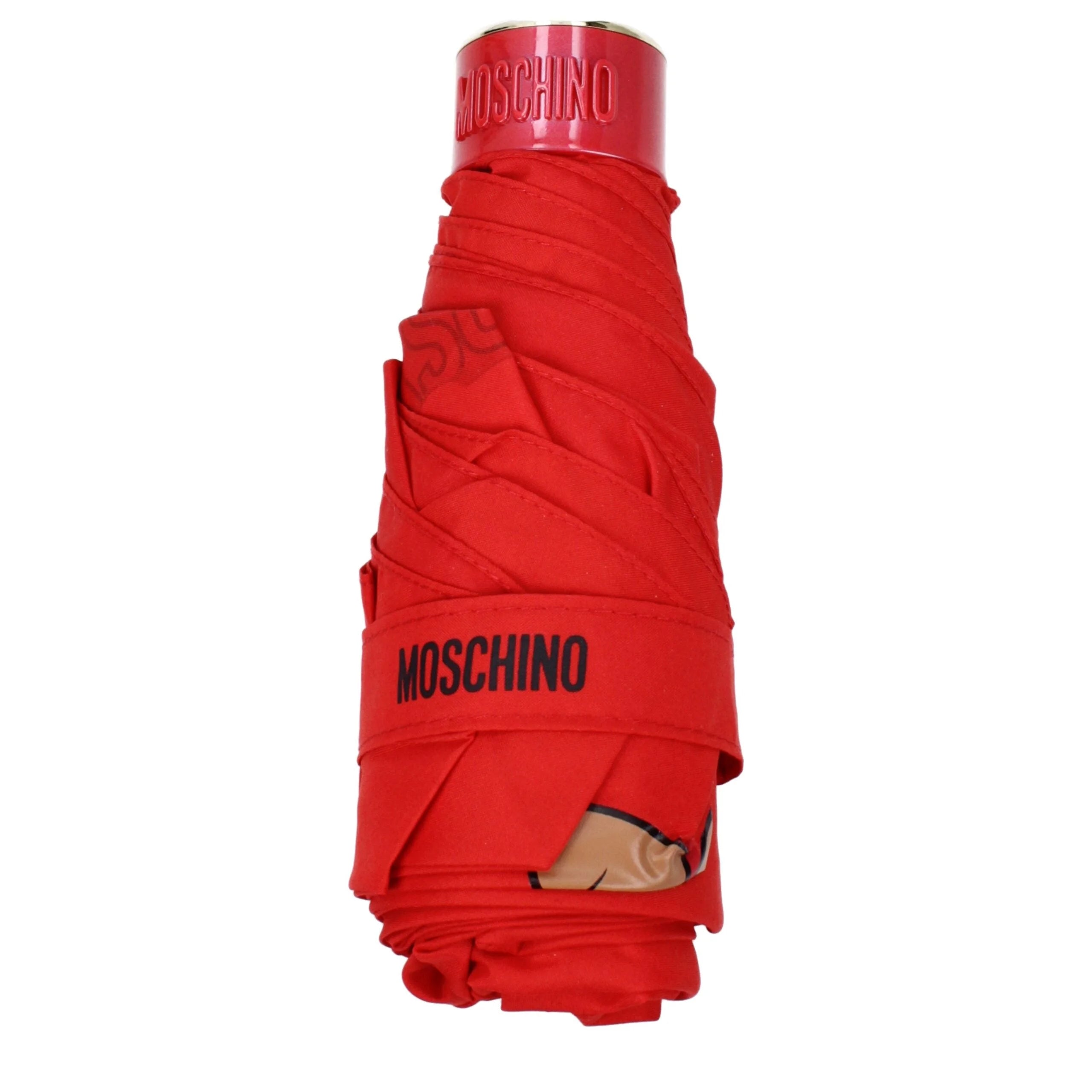 Moschino Red Polyester Umbrellas - Rain Umbrellas