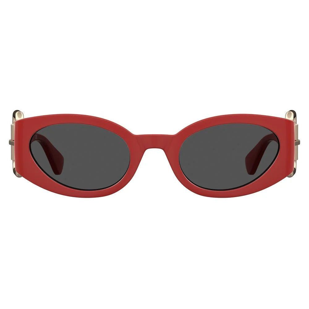 Moschino Red Resin Sunglasses