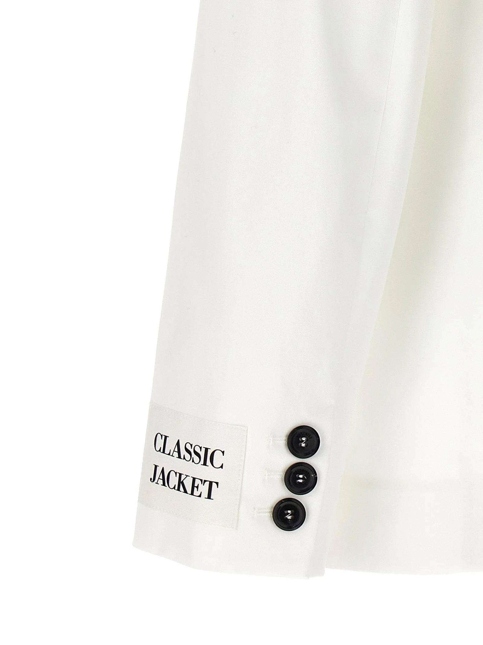 Moschino White Cotton Blazer