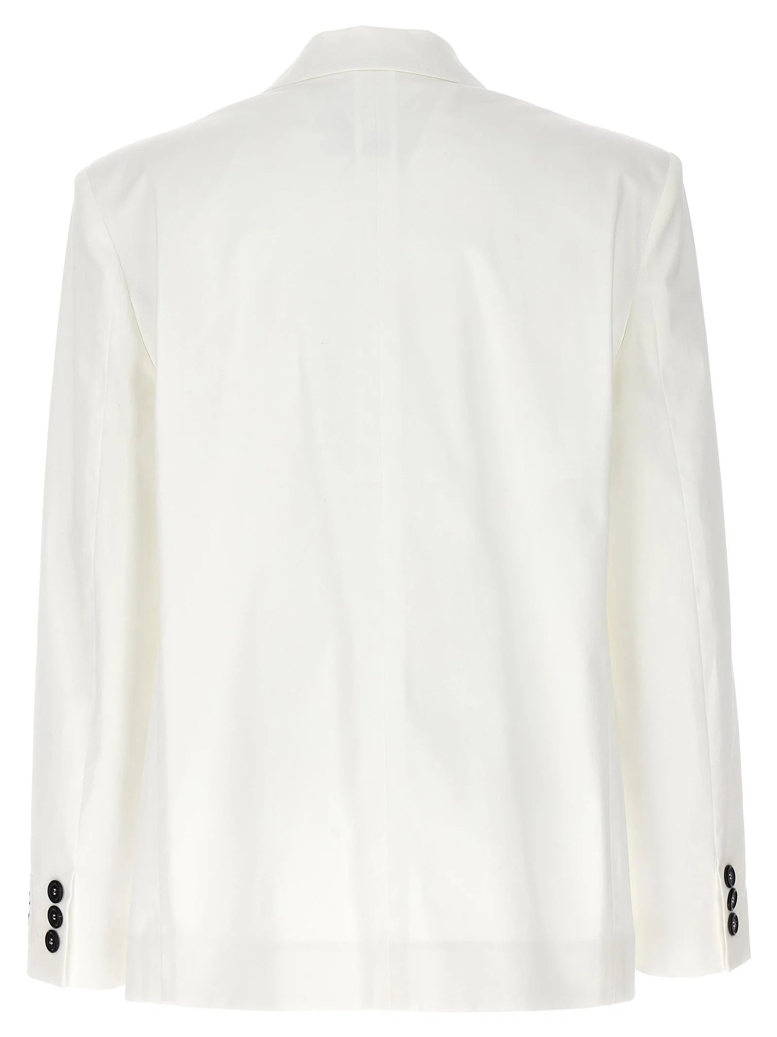 Moschino White Cotton Blazer