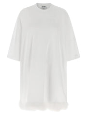 Moschino White Cotton Short Dress - S