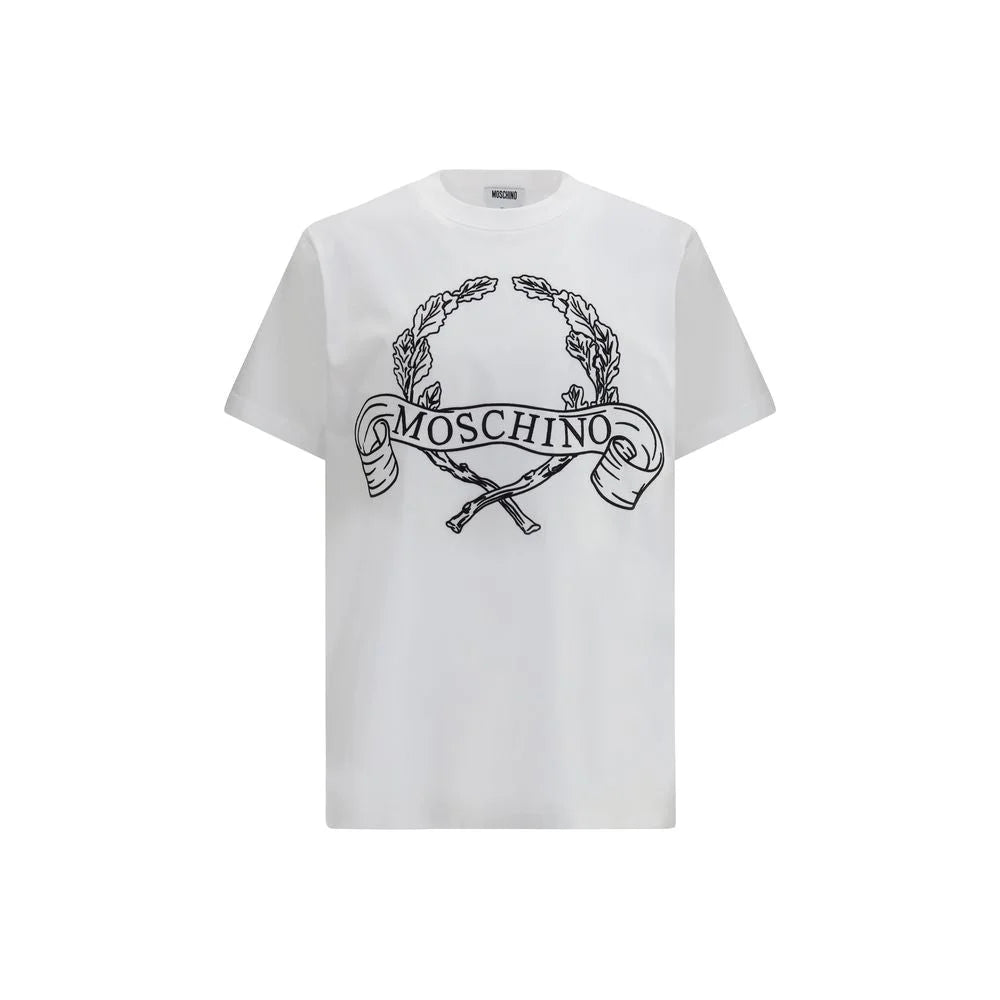 Moschino White Cotton T-Shirt
