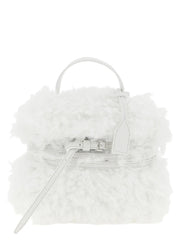 Moschino White Leather Handbag
