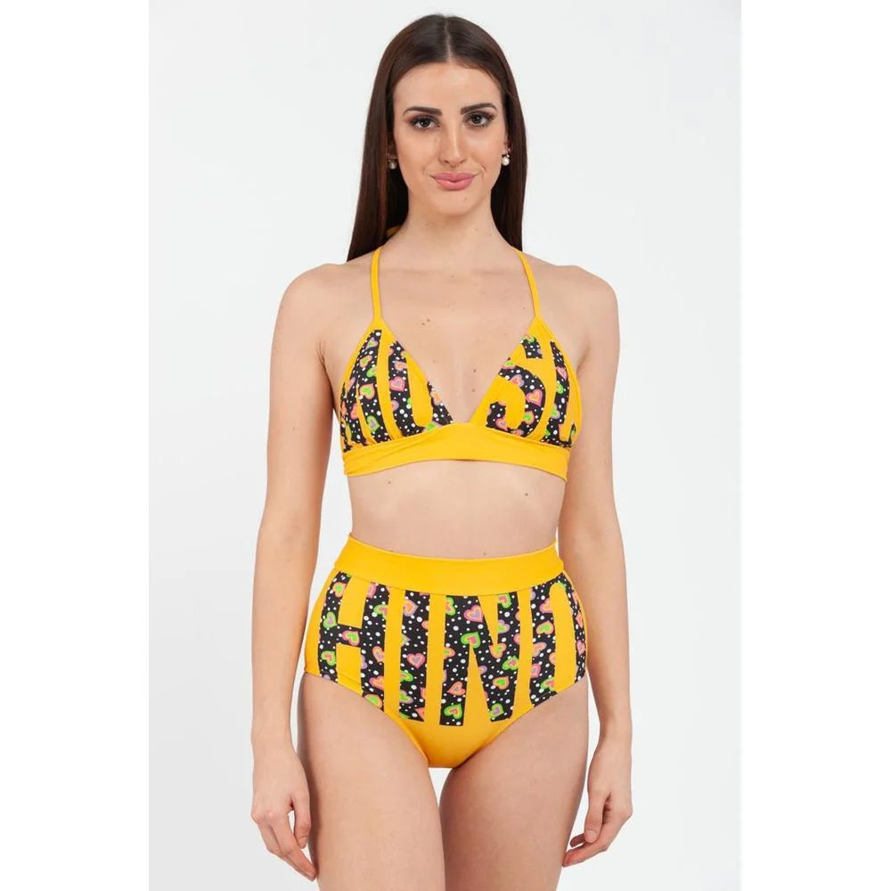 Moschino Yellow Polyester Bikini - S