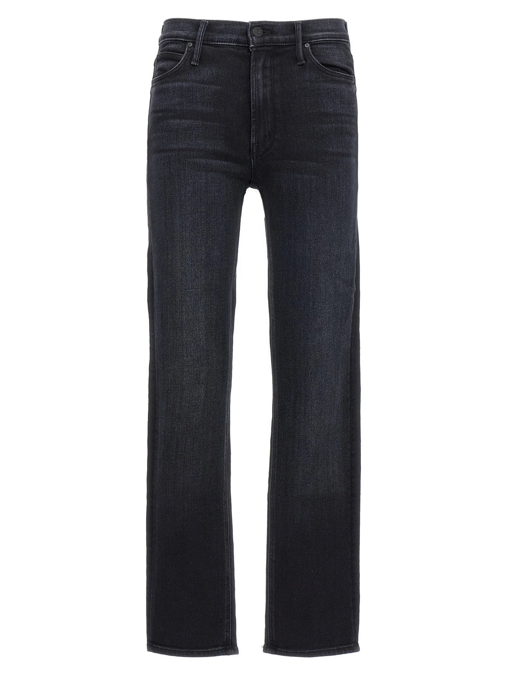 Mother Denim Black Cotton Slim Fit Jeans - 26