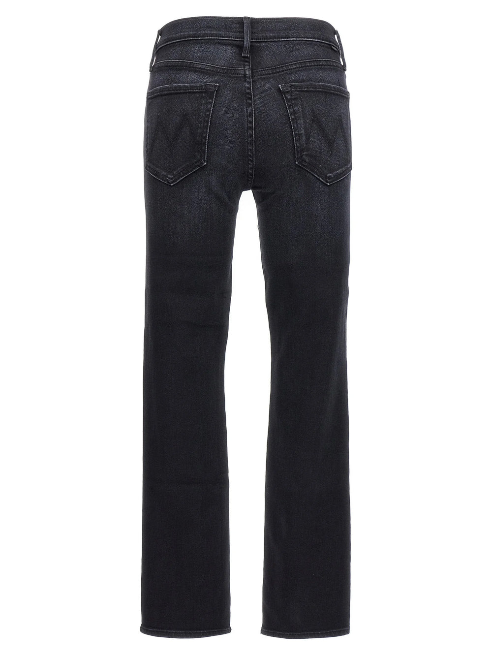 Mother Denim Black Cotton Slim Fit Jeans - 26