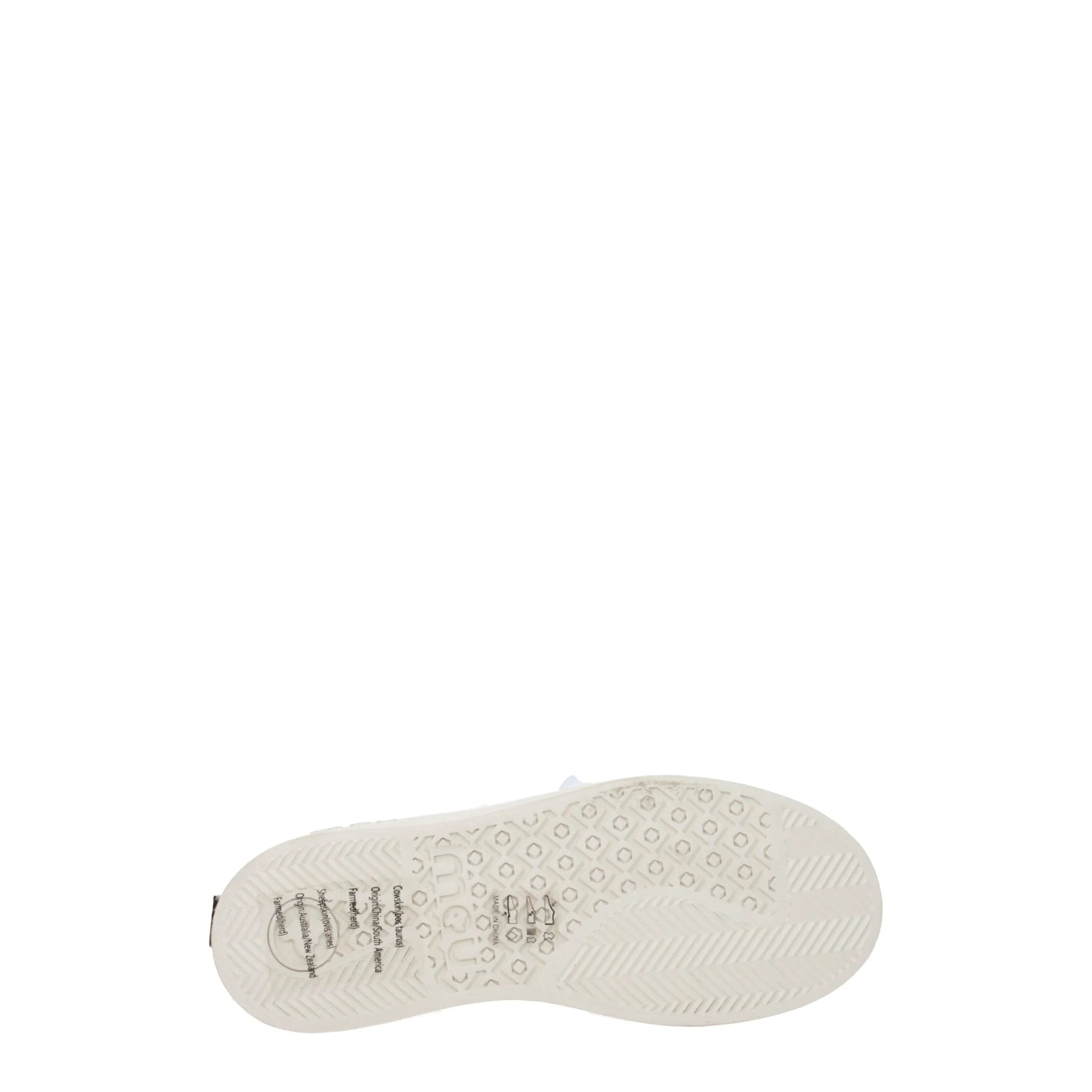 Mou Gray Leather Low Tops - EU36/US6