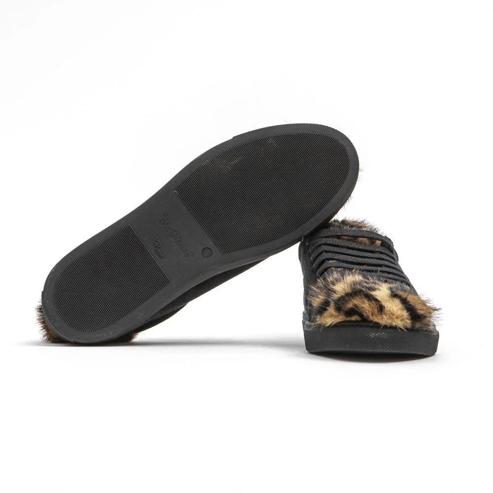 Mr&Mrs Italy Black Leather Women Sneaker - Sneakers