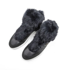 Mr&Mrs Italy Blue Cotton Women Sneaker - EU39/US9 - Sneakers