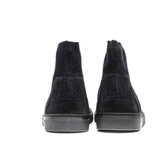 Mr&Mrs Italy Blue Leather Womens Ankle Boot