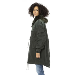 Mr&Mrs Italy Green Cotton Women Parka - Parkas