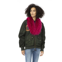 Mr&Mrs Italy Green Polyamide Women Bomber Jacket - XS - Bomber Jackets