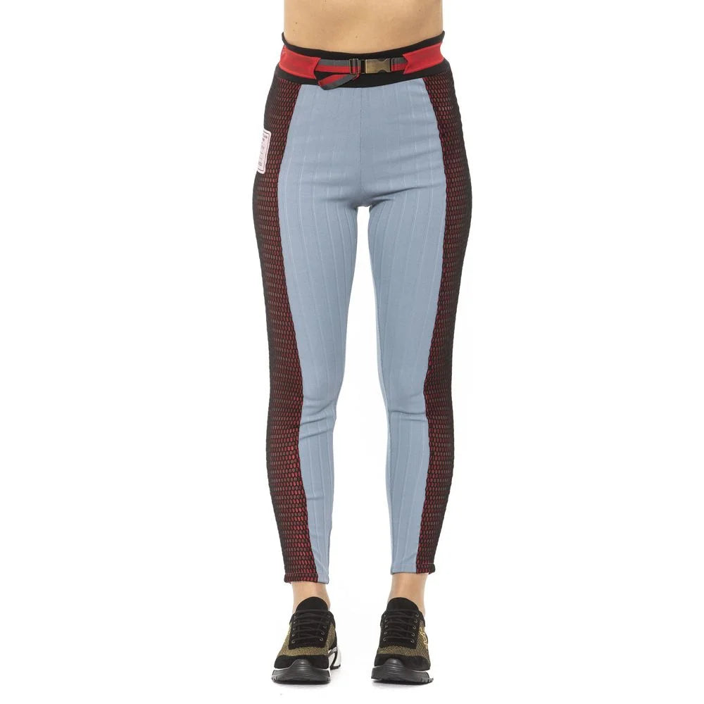 Mr&Mrs Italy Light Blue Cotton Women Leggings - S