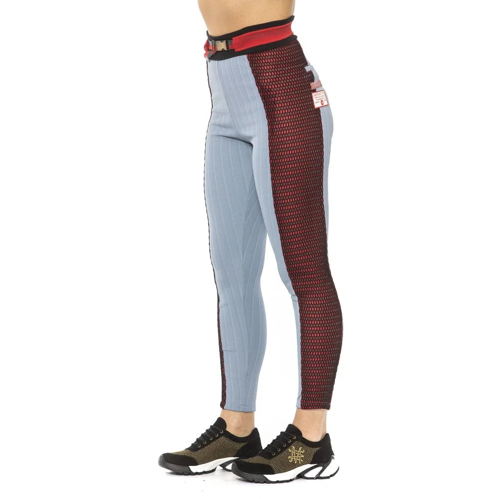 Mr&Mrs Italy Light Blue Cotton Women Leggings - S
