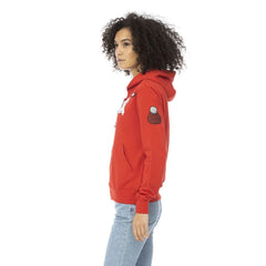 Mr&Mrs Italy Red Cotton Women Sweatshirt Top - XS - Hoodies