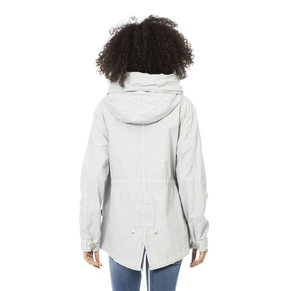 Mr&Mrs Italy Silver Cotton Women Jacket - Parkas