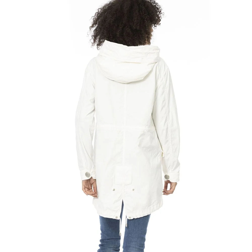 Mr&Mrs Italy White Cotton Women Parka - Parkas