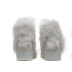 Mr&Mrs Italy White Cotton Women Sneaker - EU40/US10 - Sneakers