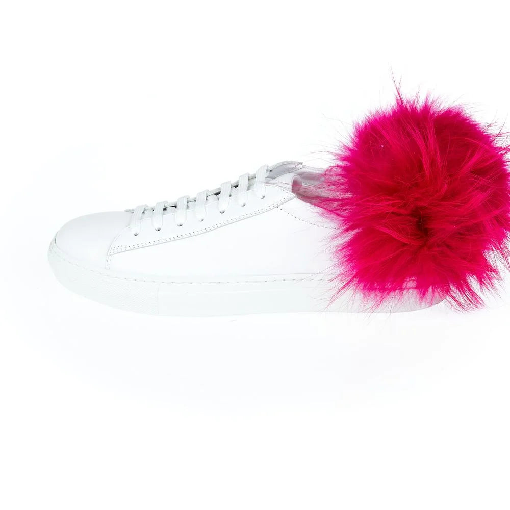 Mr&Mrs Italy White Lamb Leather Women Sneaker - Sneakers