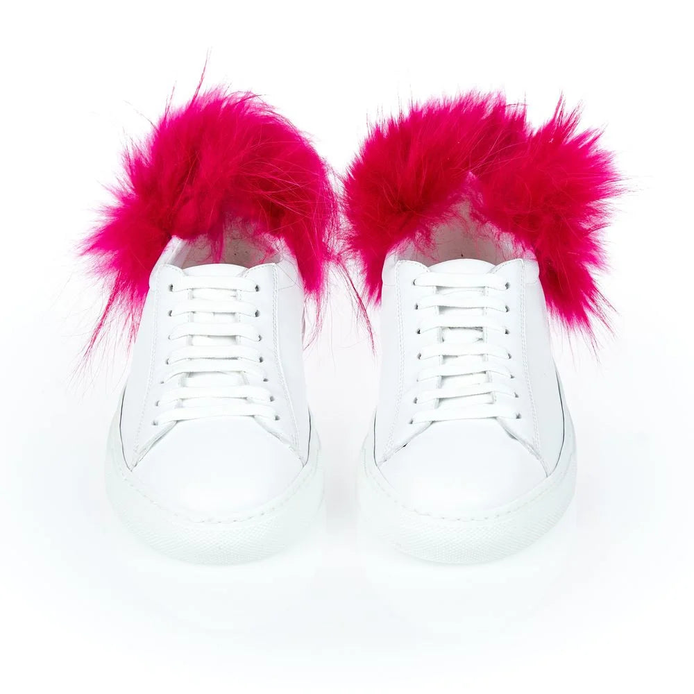 Mr&Mrs Italy White Lamb Leather Women Sneaker - Sneakers