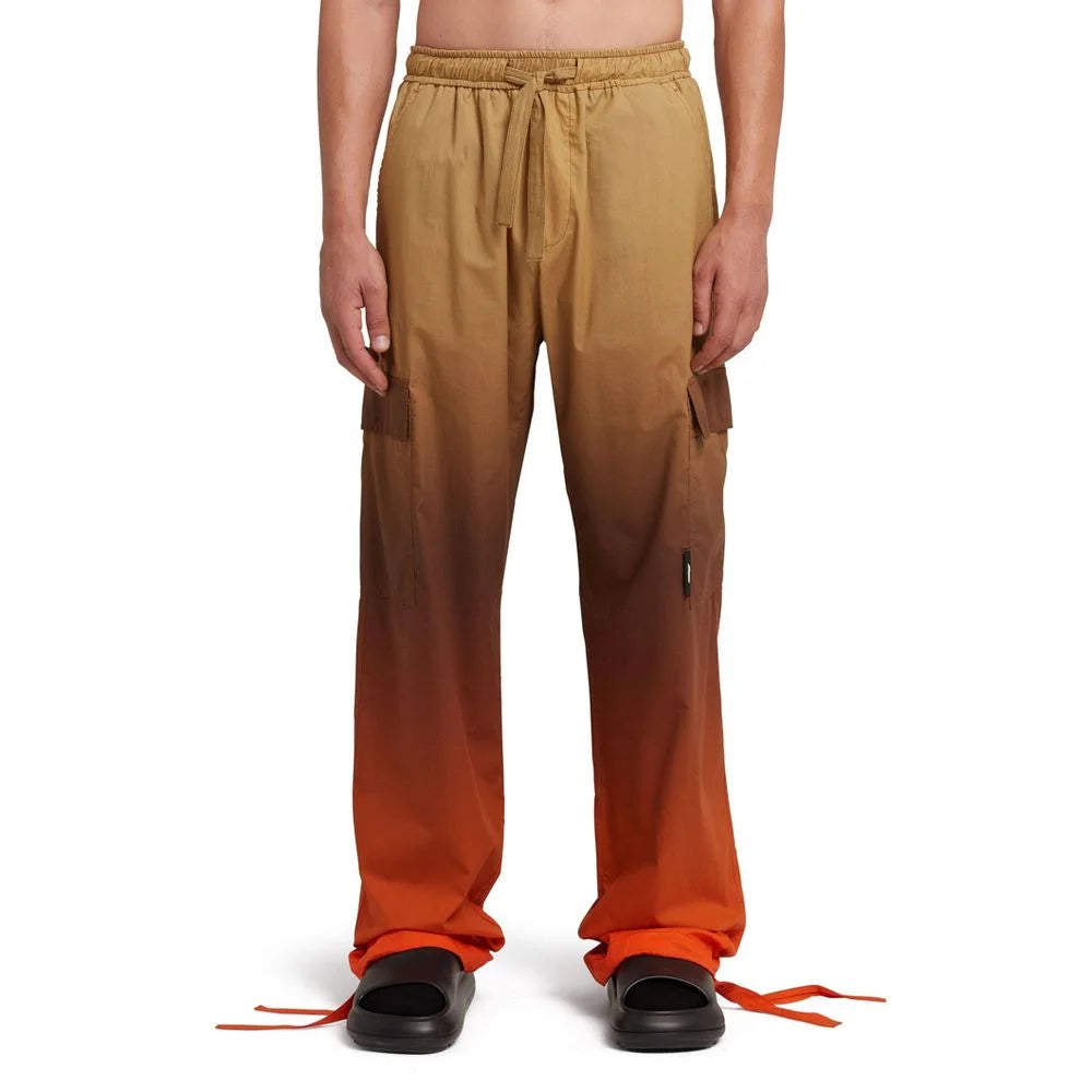 MSGM Beige Cotton Casual Pants - W50