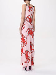 MSGM Multicolor Silk Casual Dress - IT44