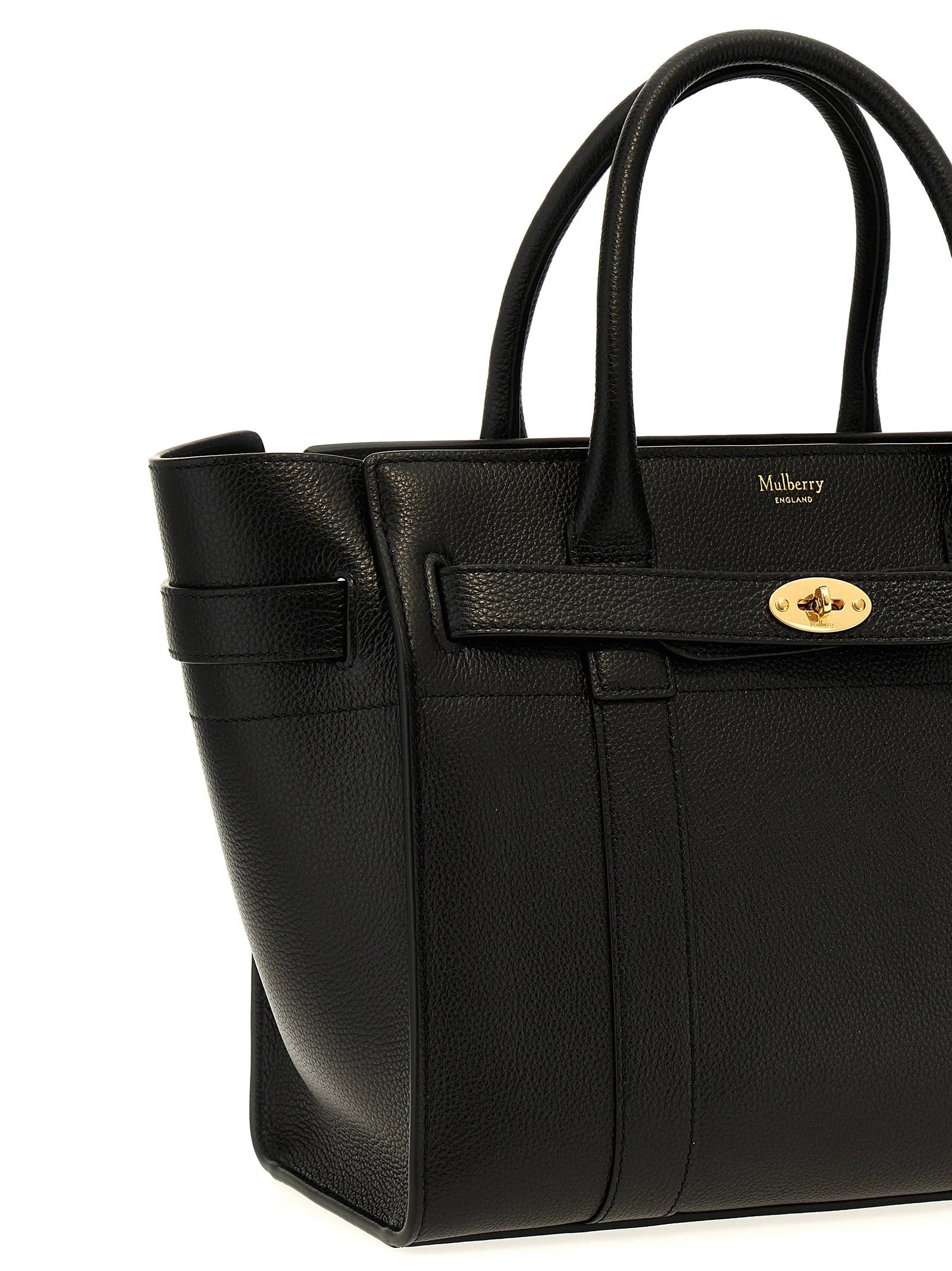 Mulberry Black Calfskin Tote Bag