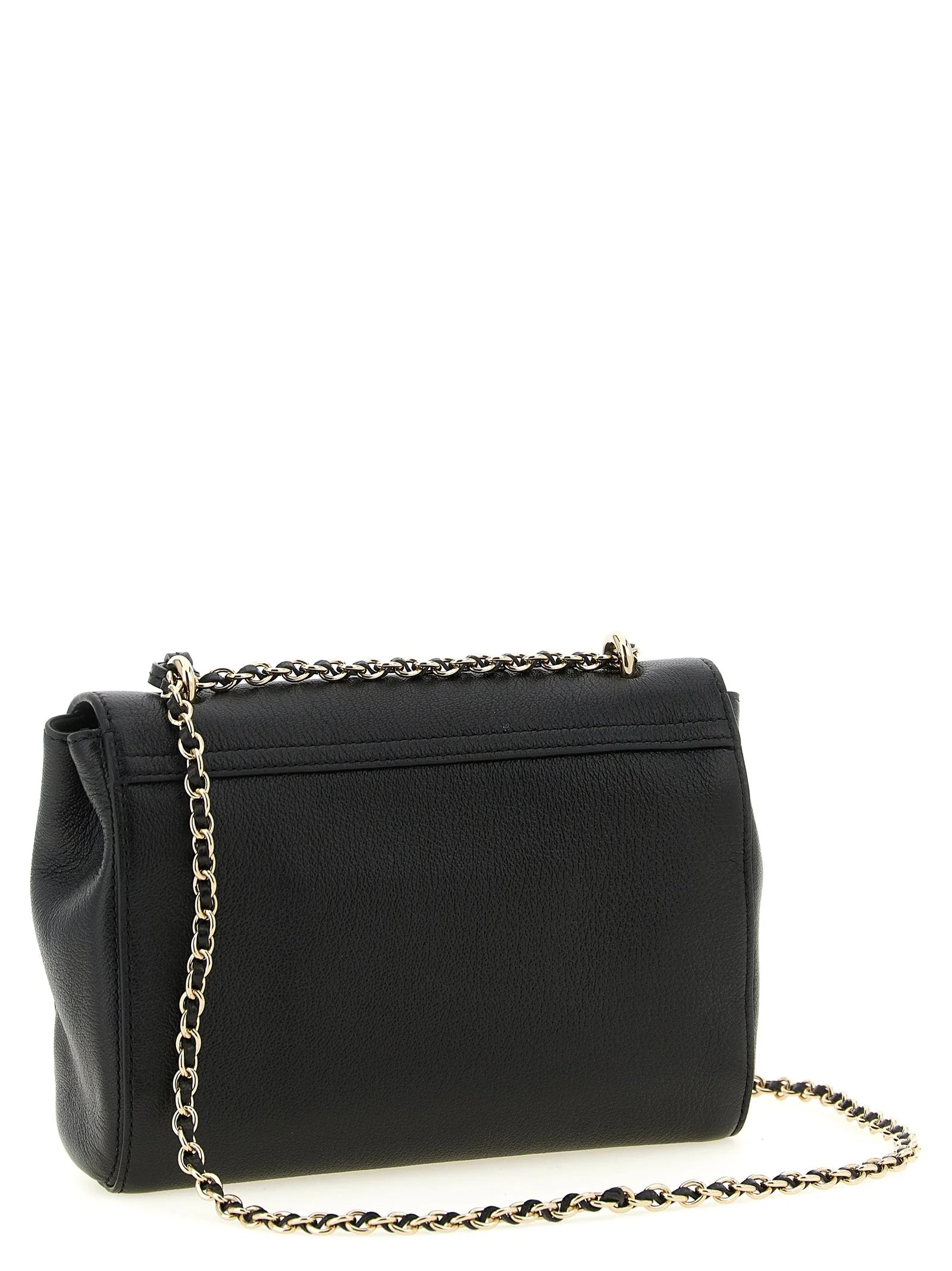 Mulberry Black Goatskin Crossbody Bag