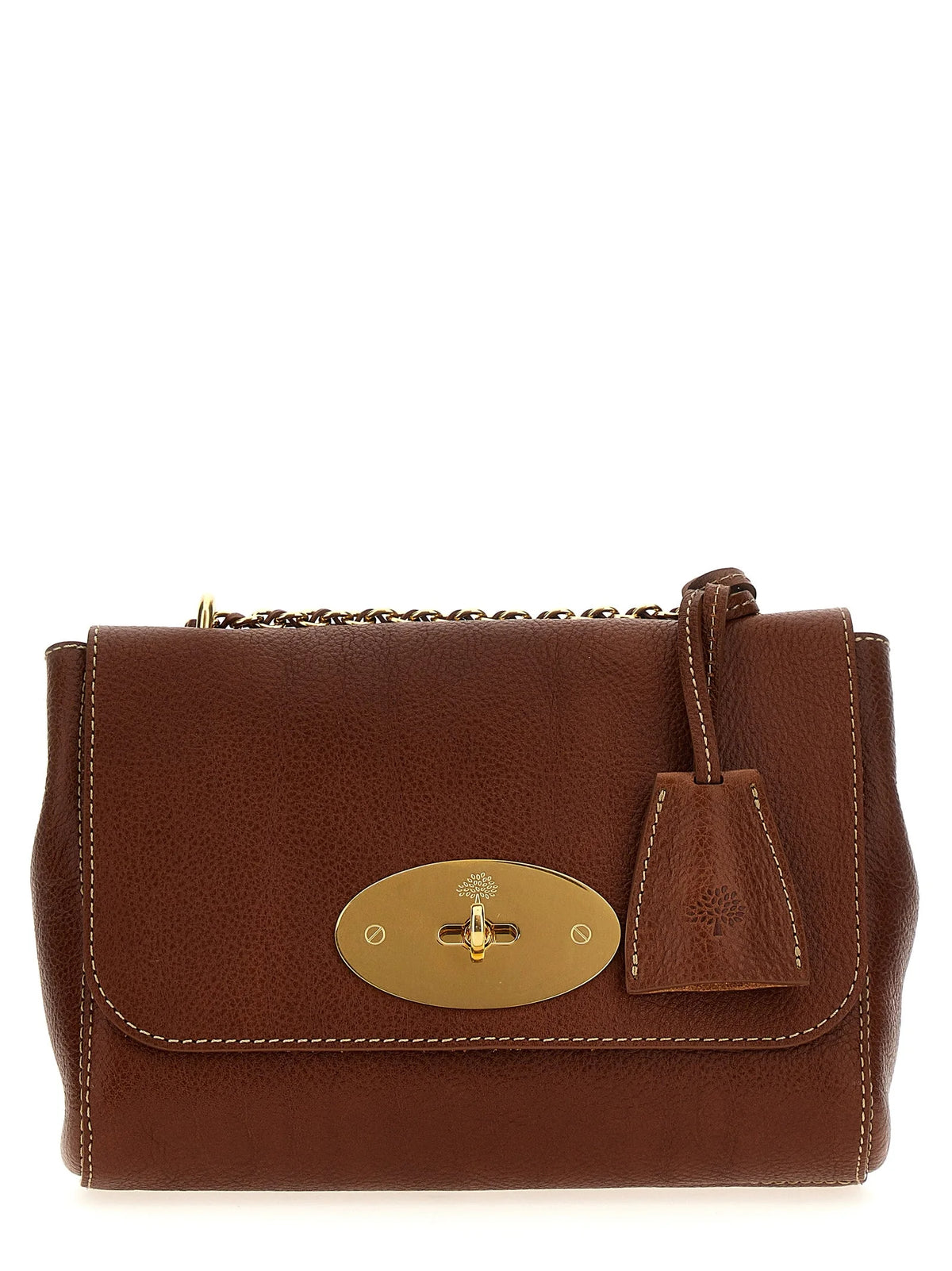 Mulberry Brown Bovine Leather Crossbody Bag