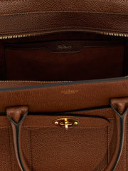 Mulberry Brown Bovine Leather Tote Bag