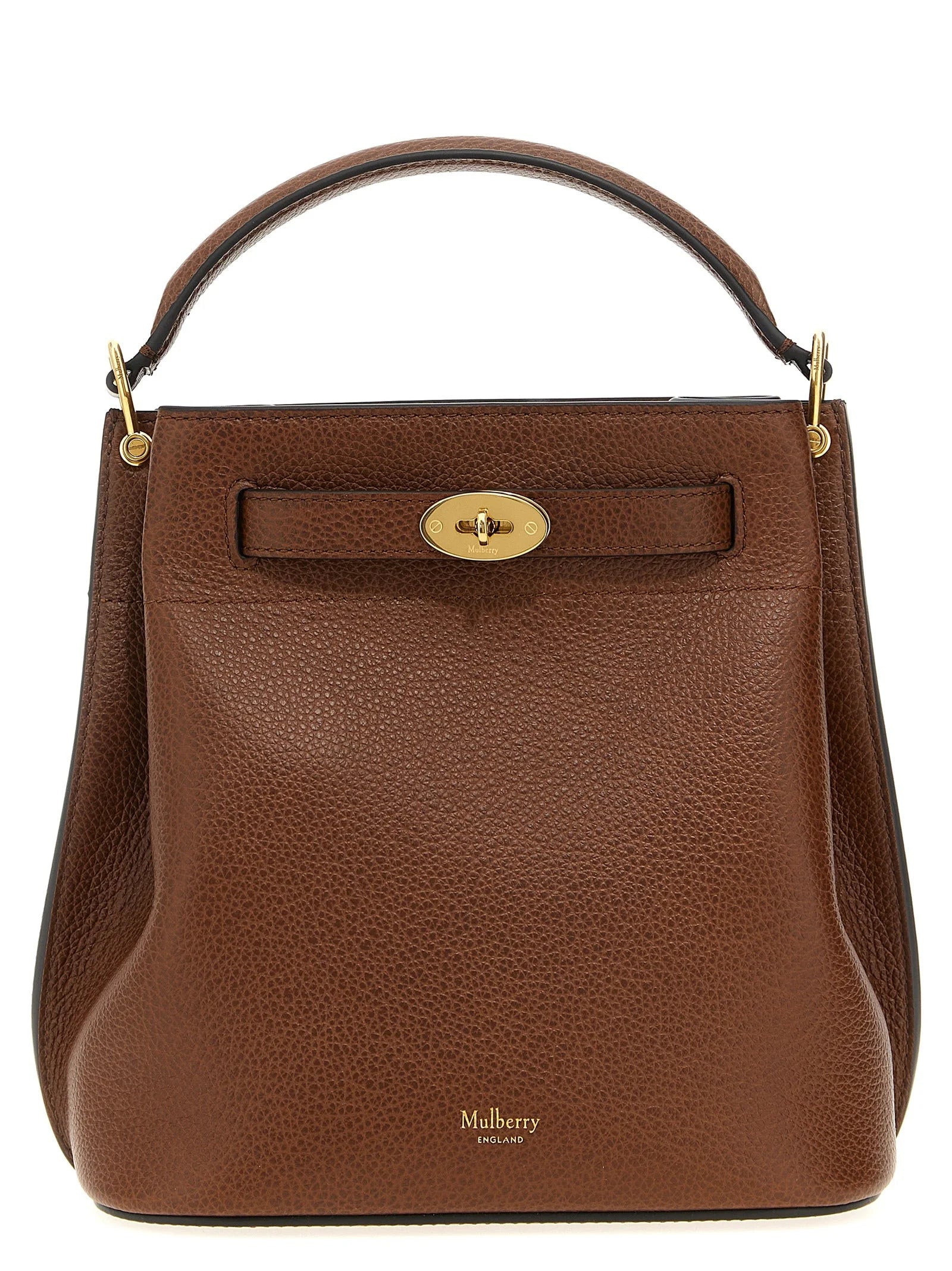 Mulberry Brown Calfskin Crossbody Bag
