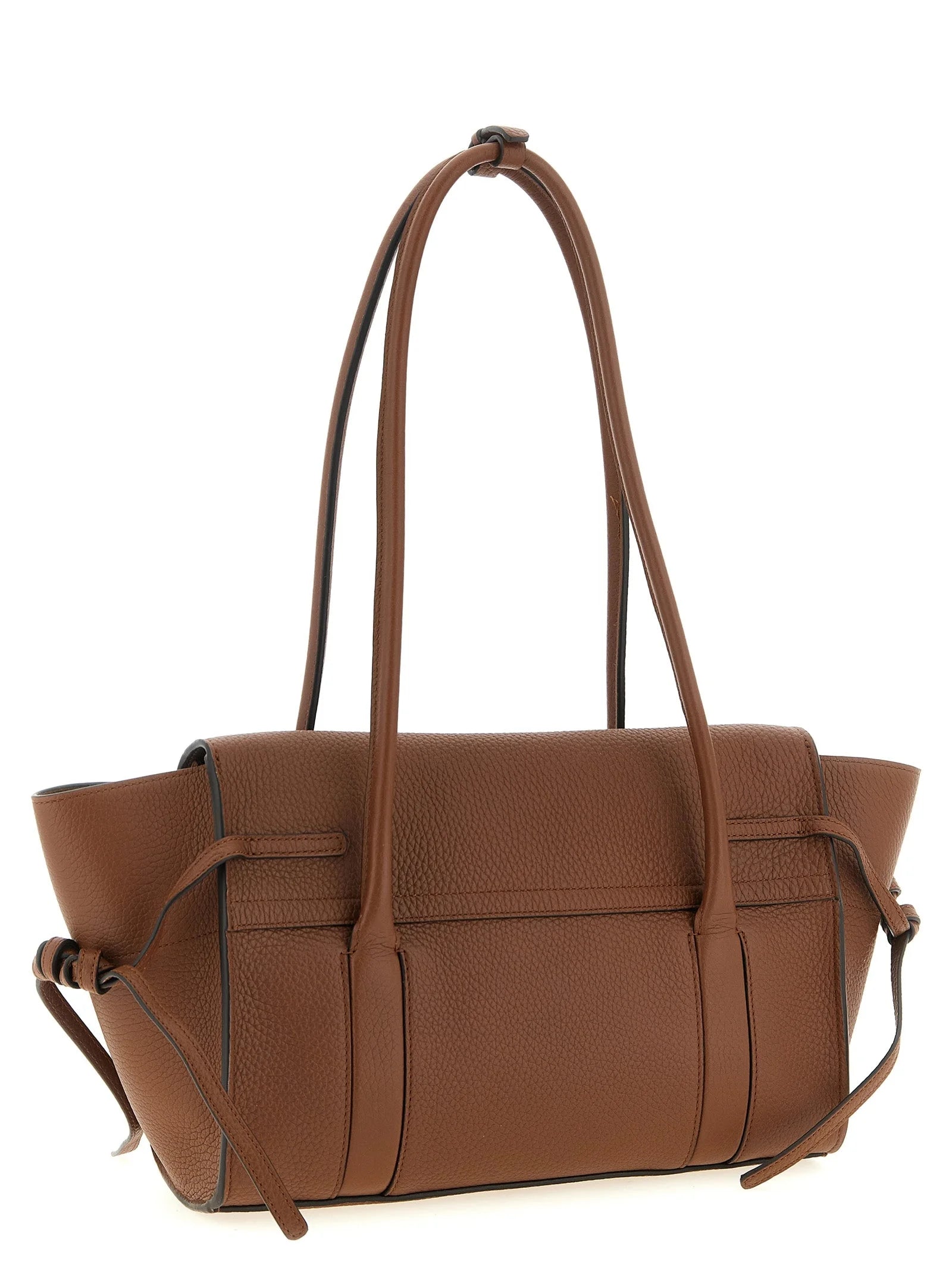 Mulberry Brown Calfskin Shoulder Bag