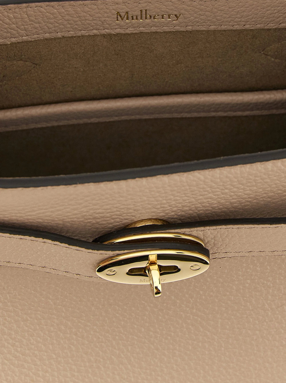 Mulberry Gray Calfskin Crossbody Bag