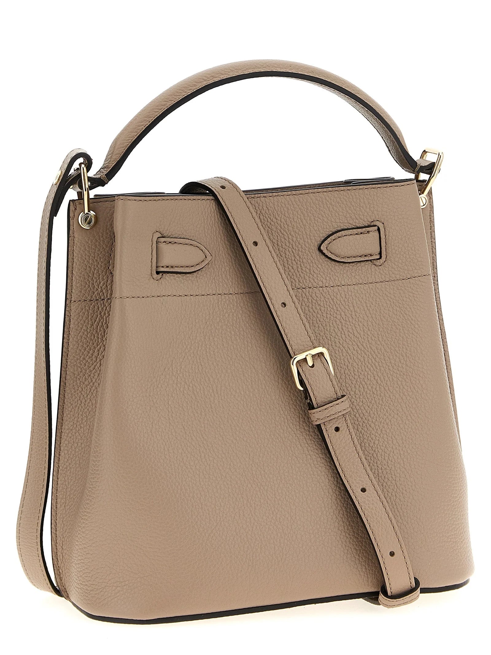 Mulberry Gray Calfskin Crossbody Bag