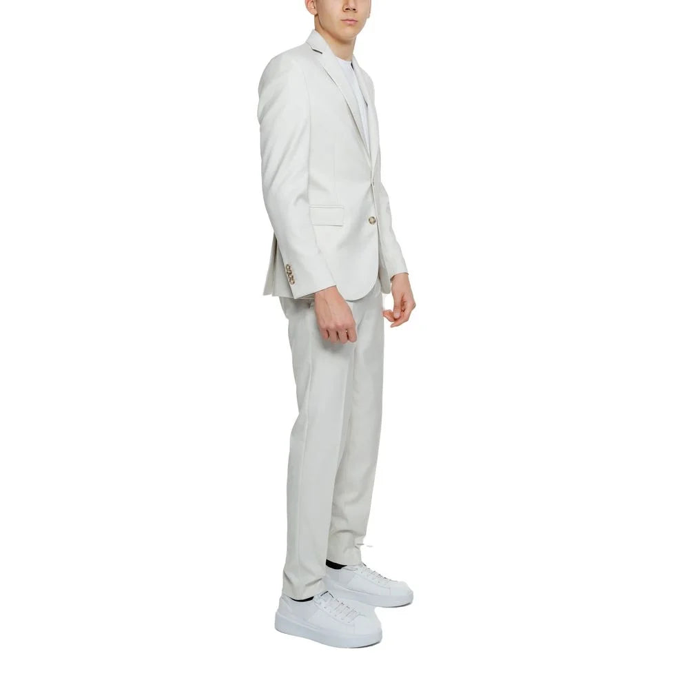 Mulish Beige Polyester Two-Piece Suit - IT54 | XXL