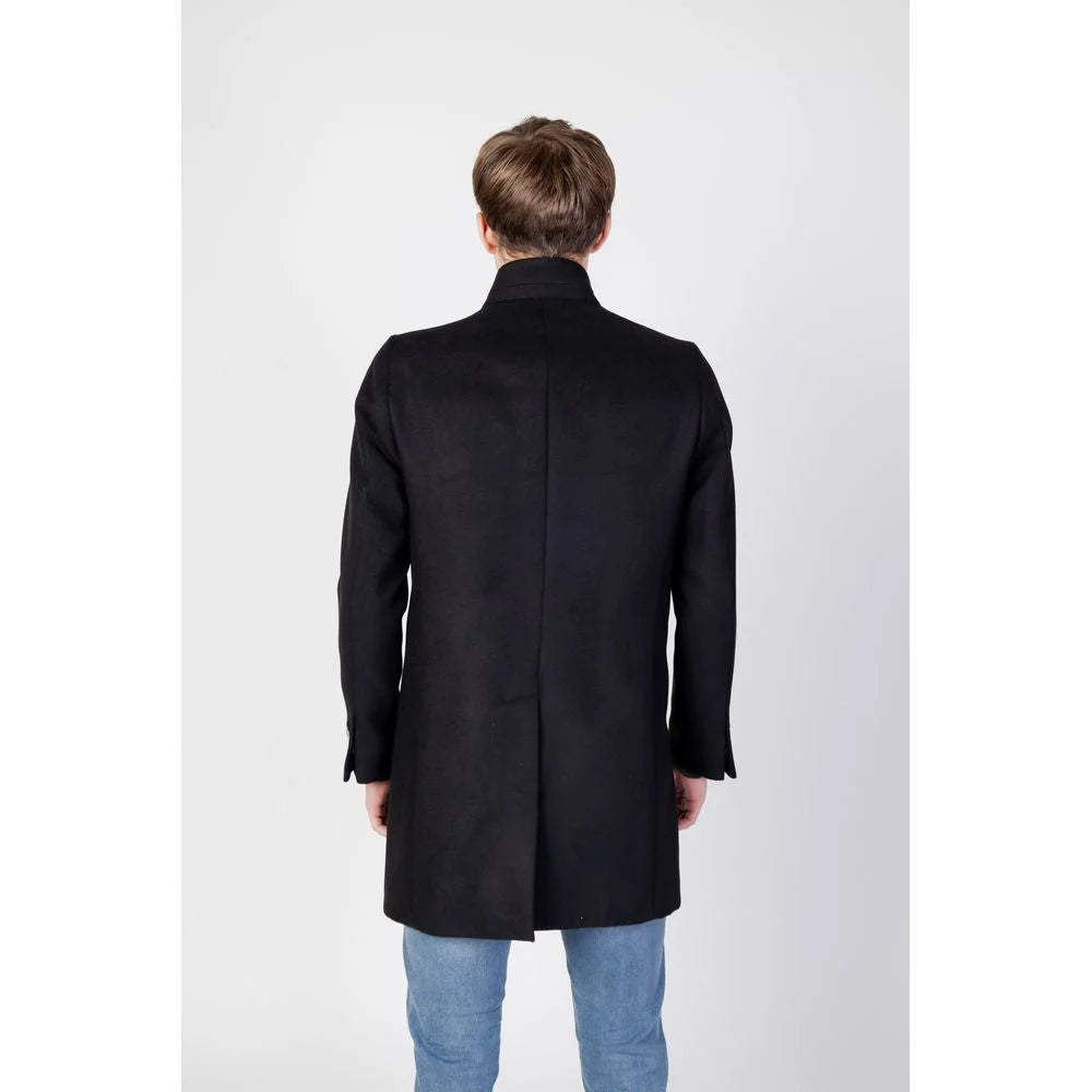 Mulish Black Polyester Coat - IT54 | XXL