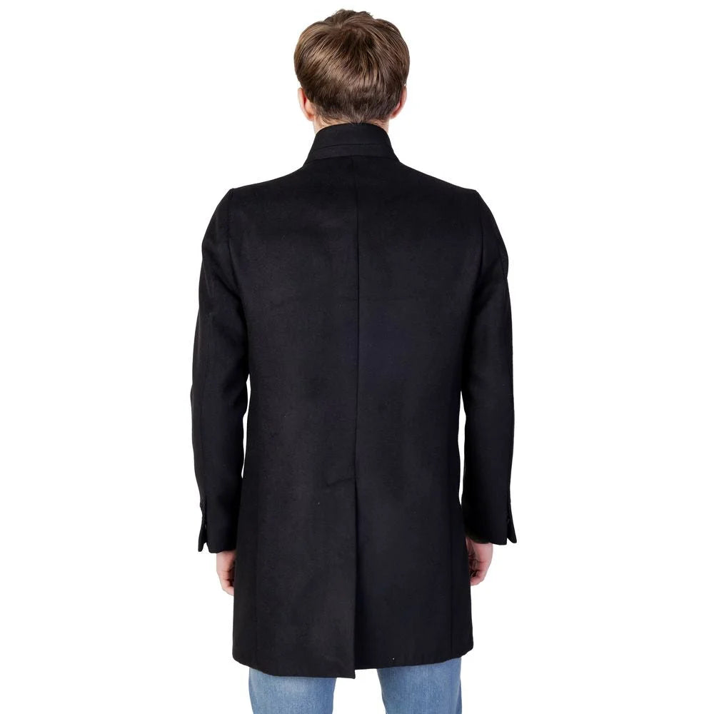 Mulish Black Polyester Coat - IT54 | XXL