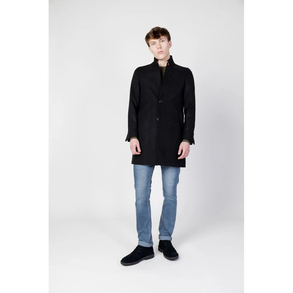 Mulish Black Polyester Coat - IT54 | XXL