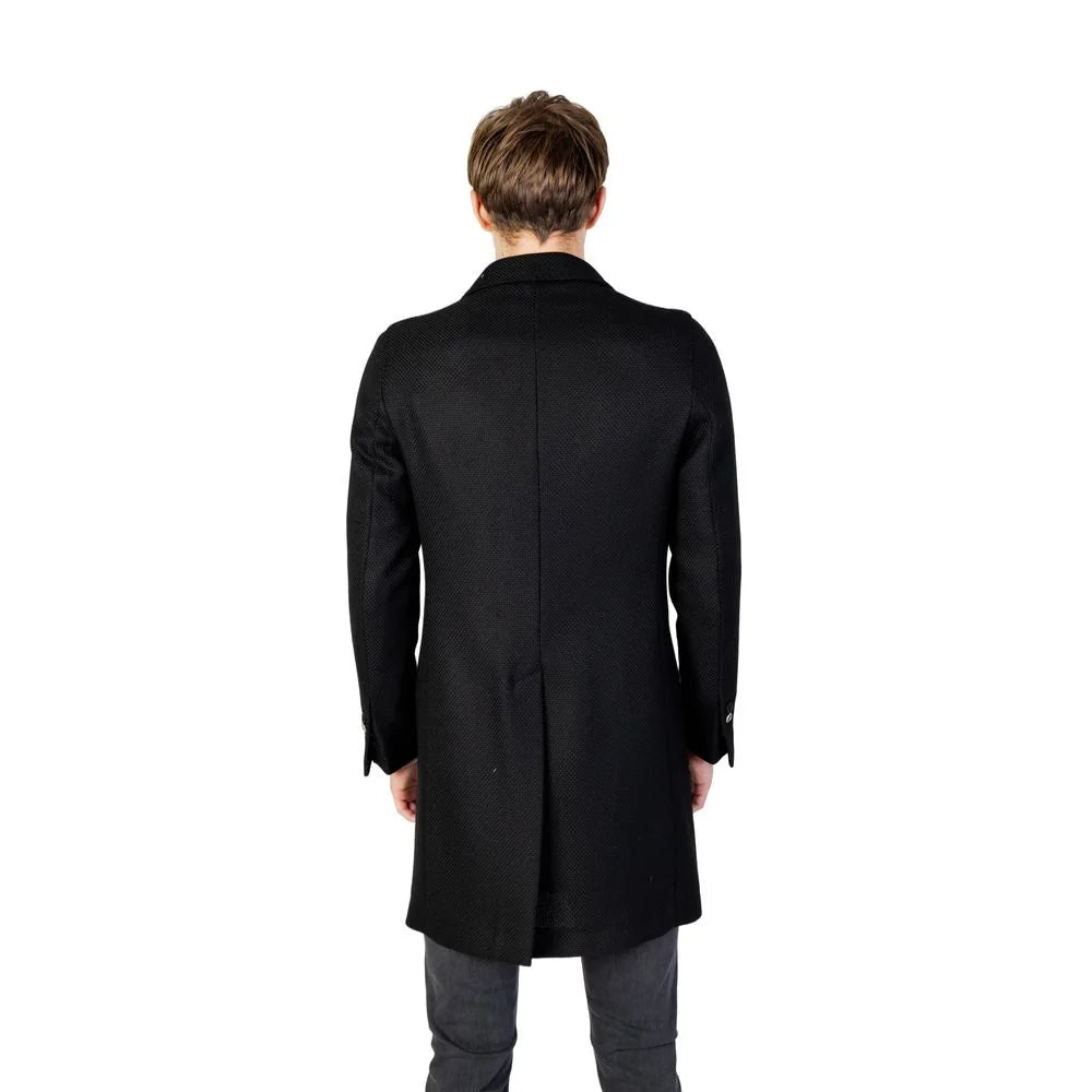 Mulish Black Polyester Coat - IT56 | 3XL